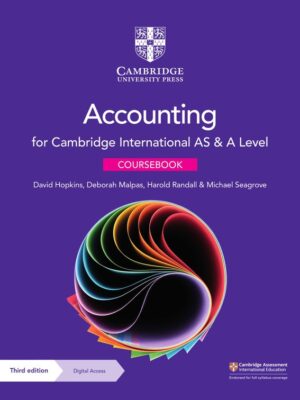 Accounting for Cambridge International AS & A Level Coursebook Third Edition (2022)
